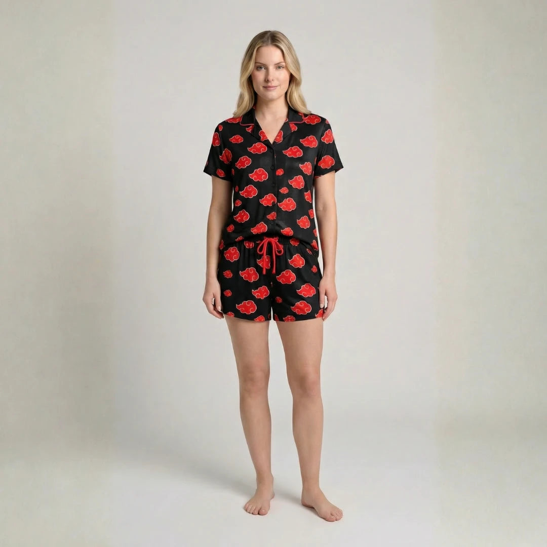 AKATSUKIJAPAN　セット Classic Akatsuki Women's Short Pajama Set – Akemi Baby