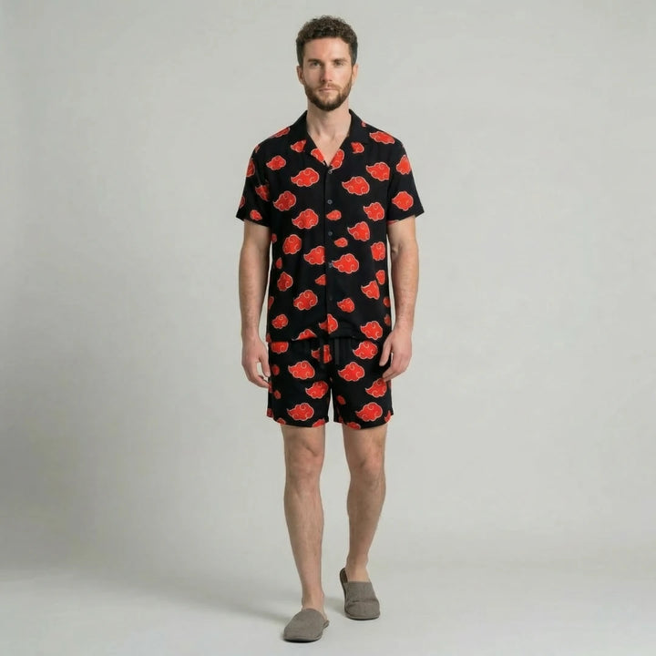Classic Akatsuki Men's Short Pajama Set
