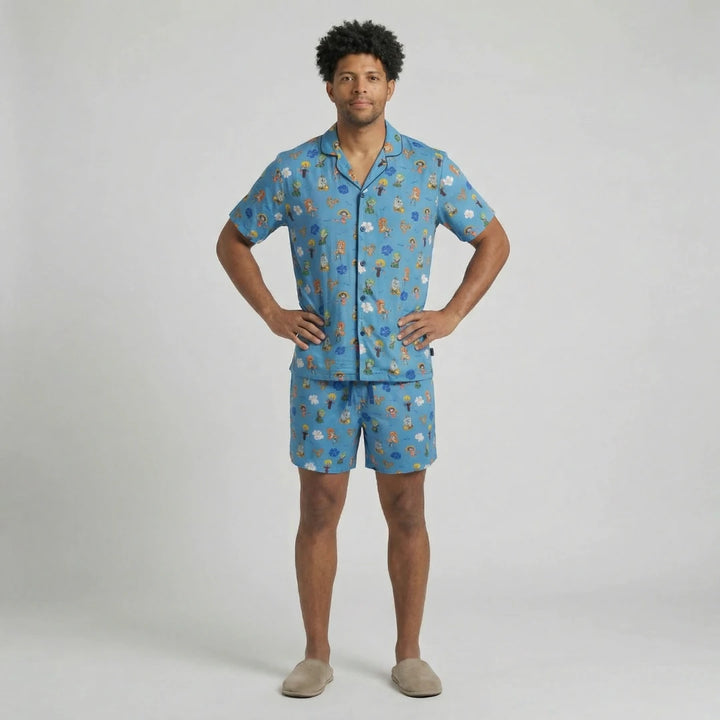 Pirate Nakamas Men's Short Pajama Set