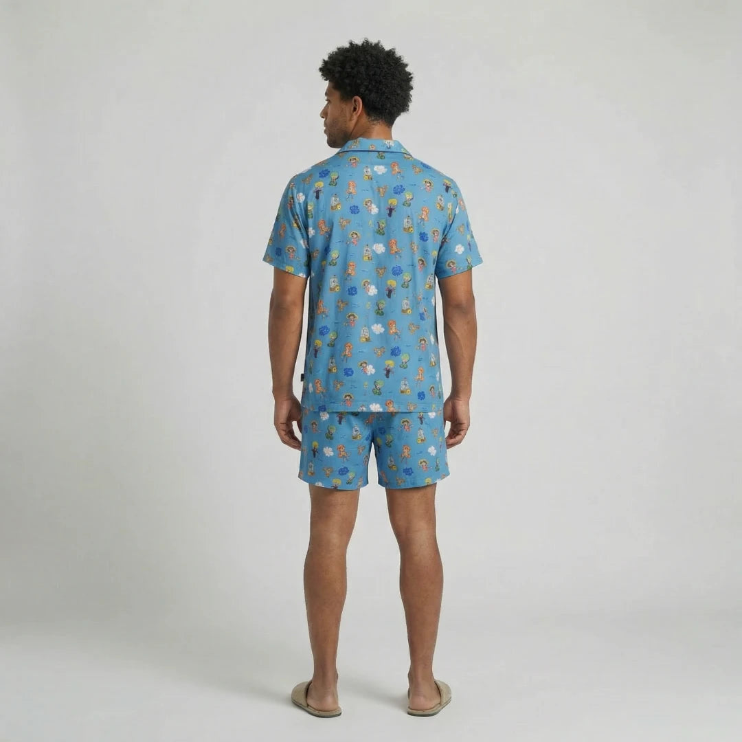 Pirate Nakamas Men's Short Pajama Set