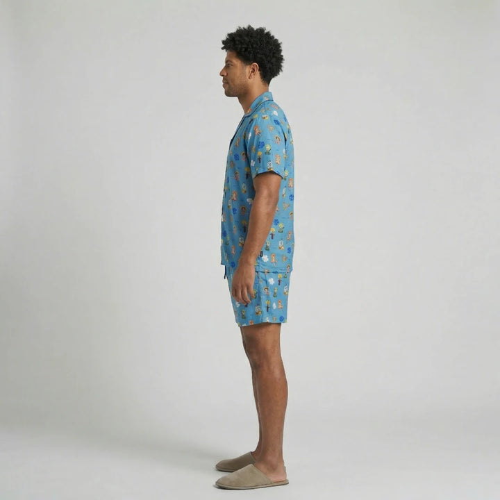 Pirate Nakamas Men's Short Pajama Set