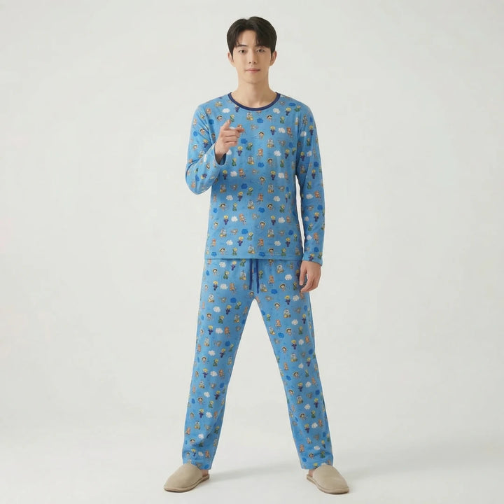 Pirate Nakamas Men's Long Pajama Set
