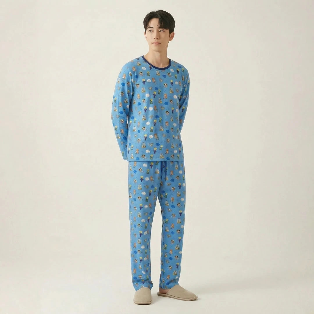 Pirate Nakamas Men's Long Pajama Set