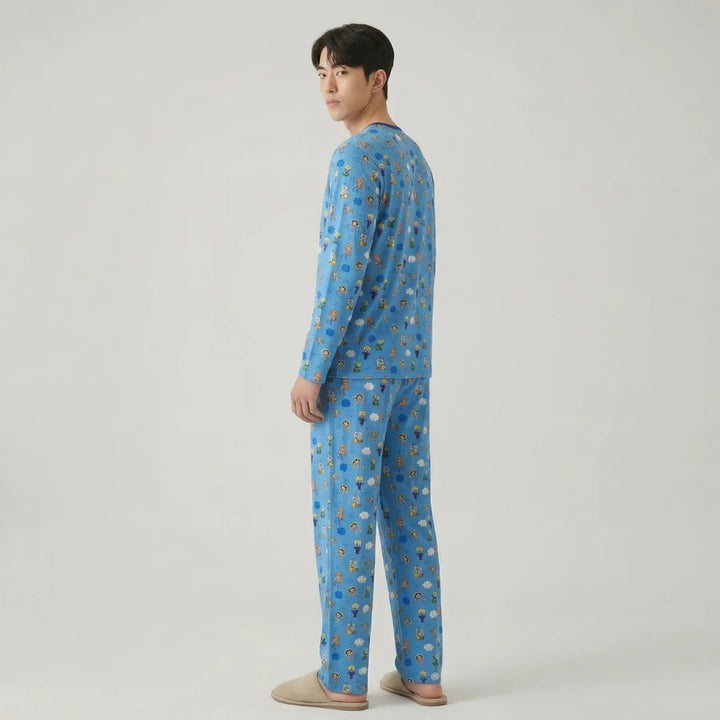 Pirate Nakamas Men's Long Pajama Set