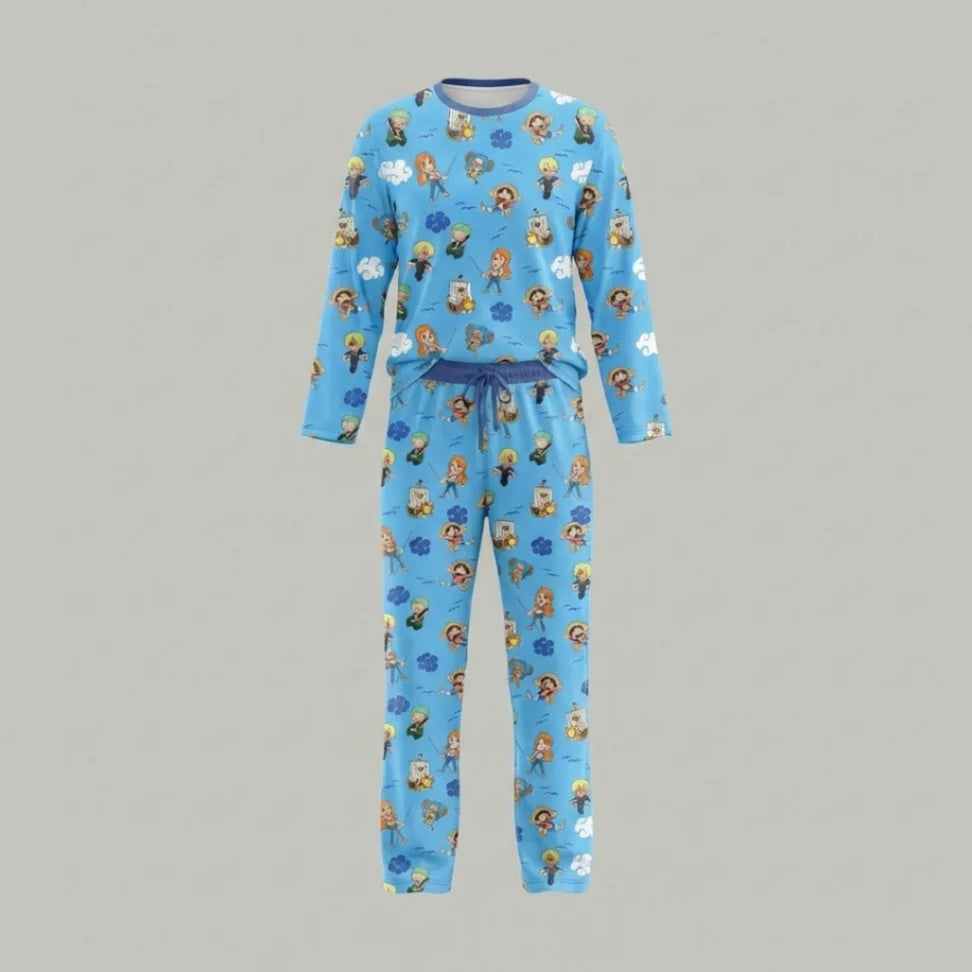Pirate Nakamas Men's Long Pajama Set