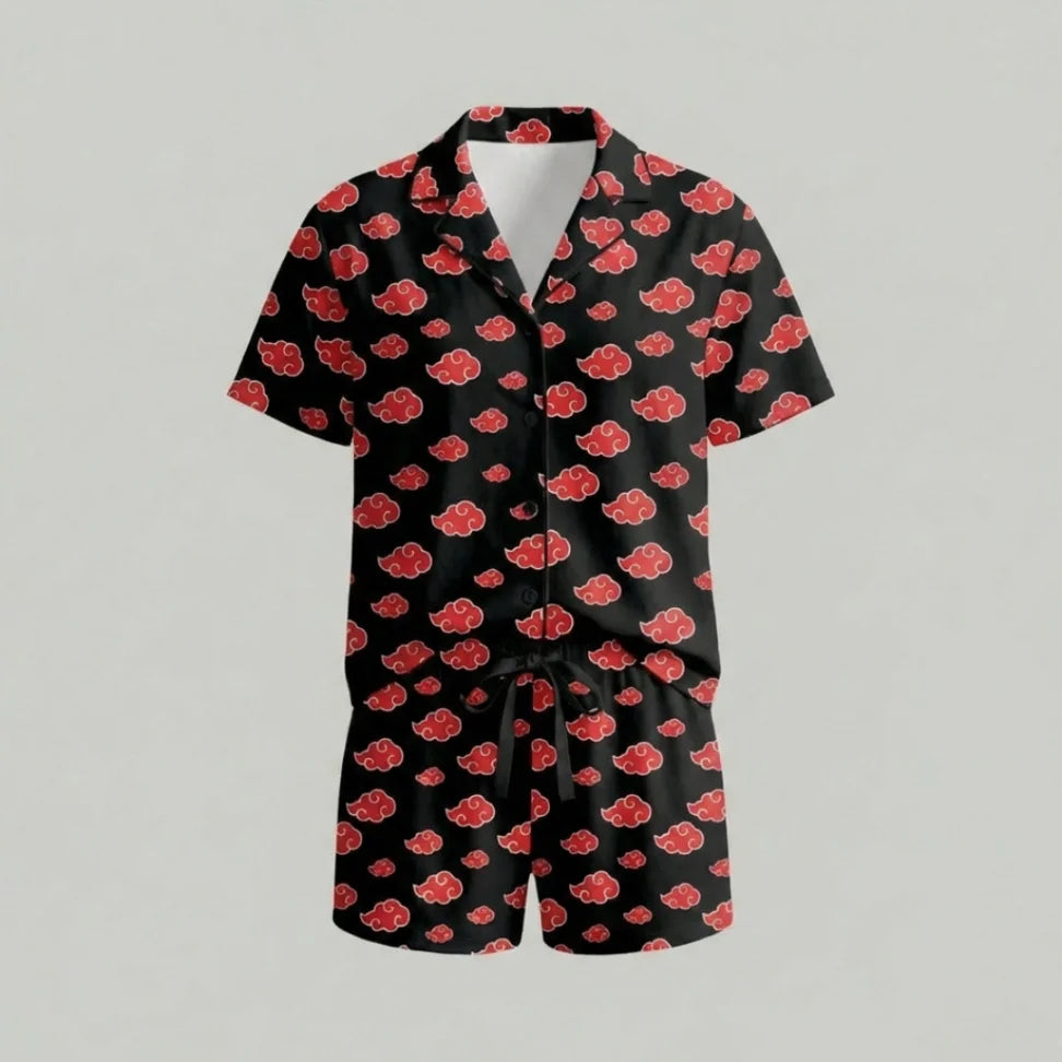 Classic Akatsuki Men's Short Pajama Set