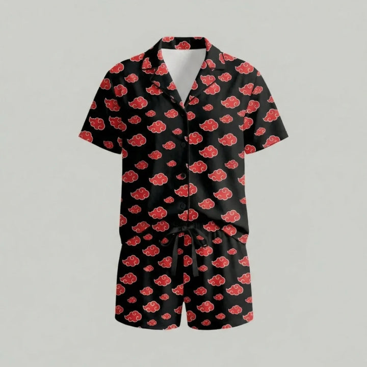 Classic Akatsuki Men's Short Pajama Set