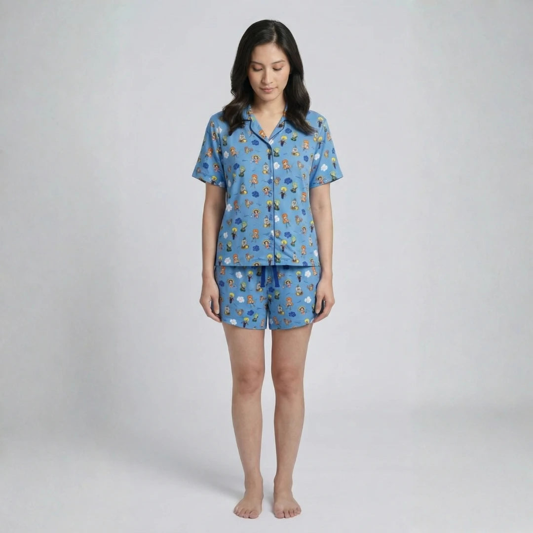Pirate Nakamas Women's Short Pajama Set