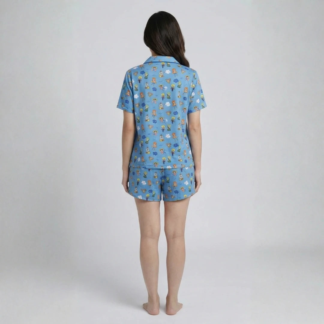 Pirate Nakamas Women's Short Pajama Set