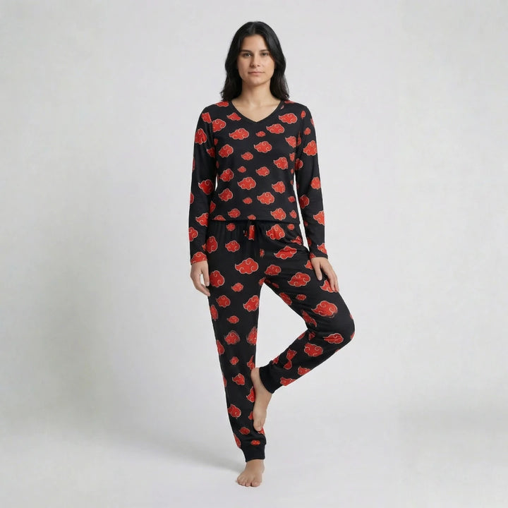 Classic Akatsuki Women's Long Pajama Set
