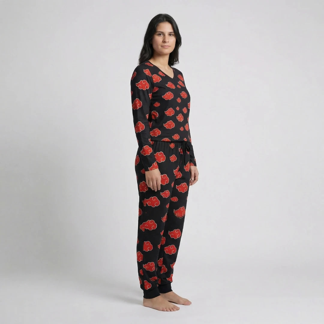 Classic Akatsuki Women's Long Pajama Set