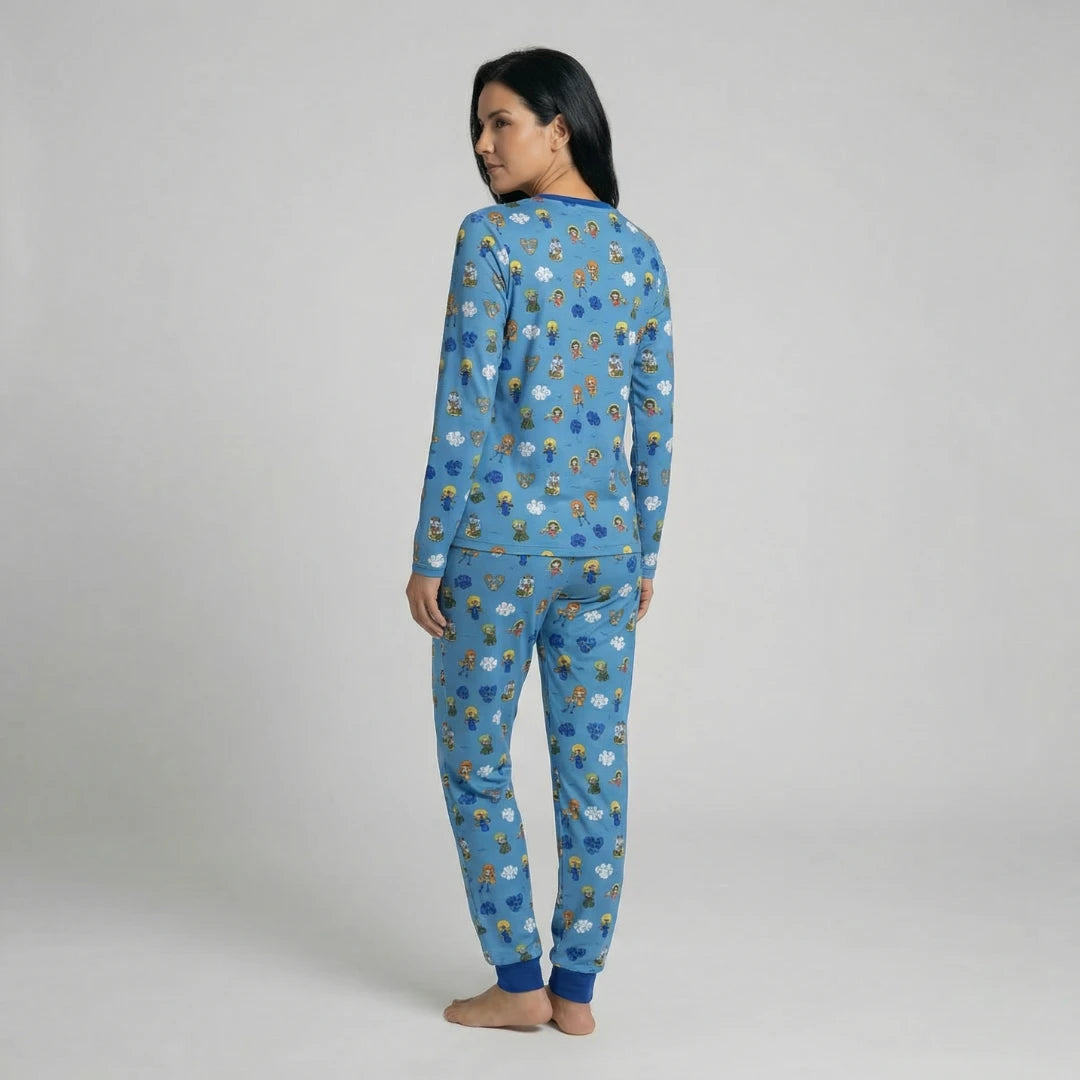 Pirate Nakamas Women's Long Pajama Set