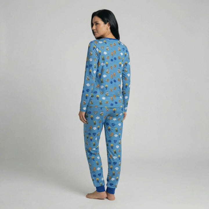 Pirate Nakamas Women's Long Pajama Set