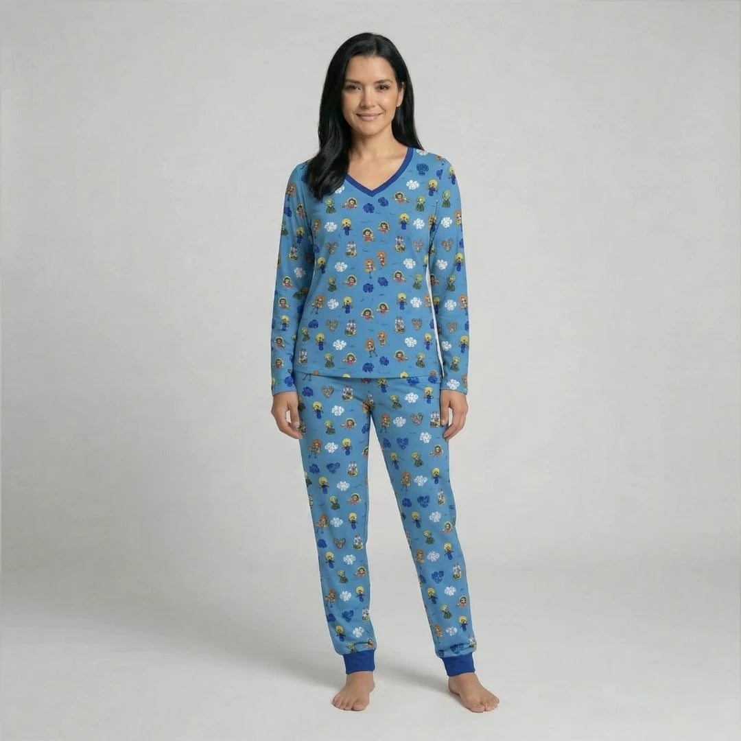 Pirate Nakamas Women's Long Pajama Set