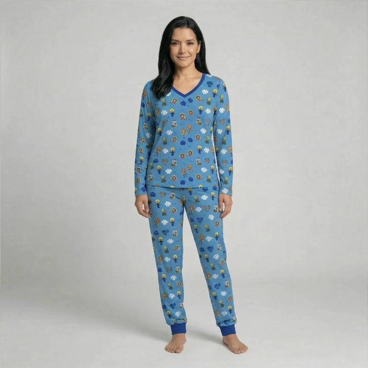 Pirate Nakamas Women's Long Pajama Set