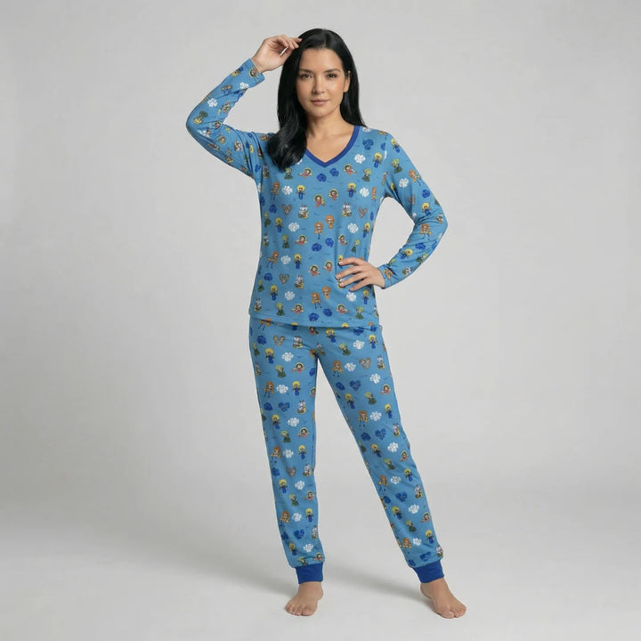 Pirate Nakamas Women's Long Pajama Set