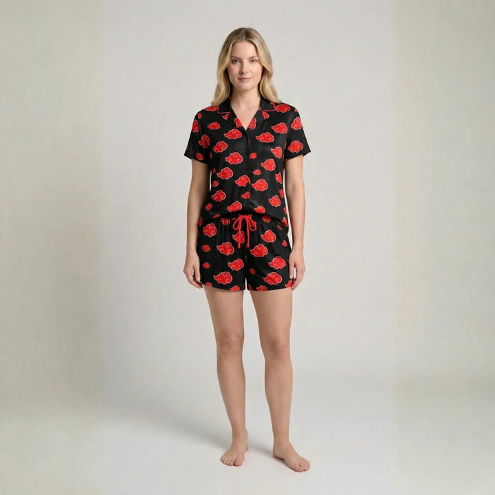 Classic Akatsuki Women's Short Pajama Set