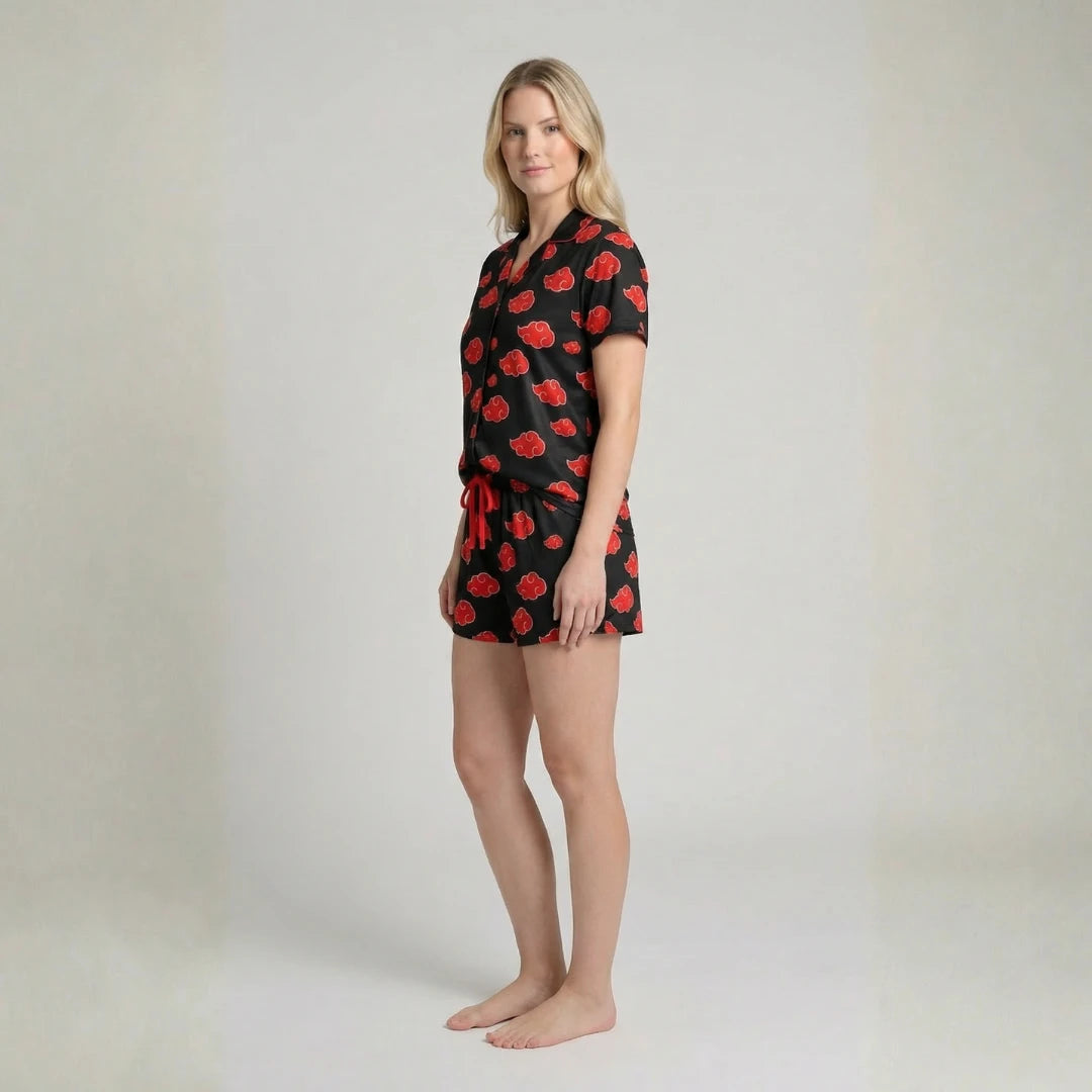 Classic Akatsuki Women's Short Pajama Set