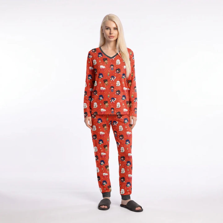 Shikon Legends Women's Long Pajama Set
