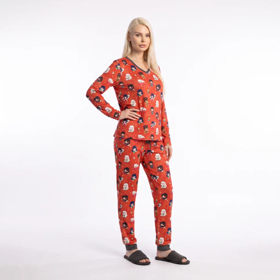Shikon Legends Women's Long Pajama Set