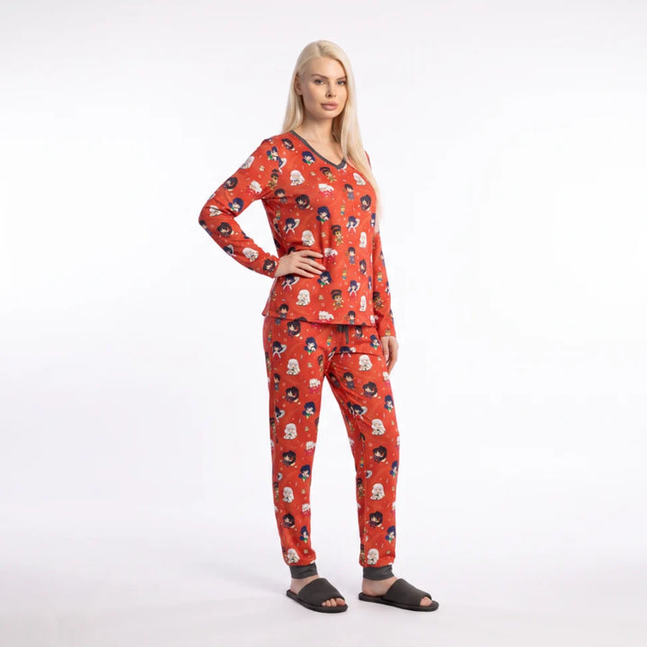Shikon Legends Women's Long Pajama Set