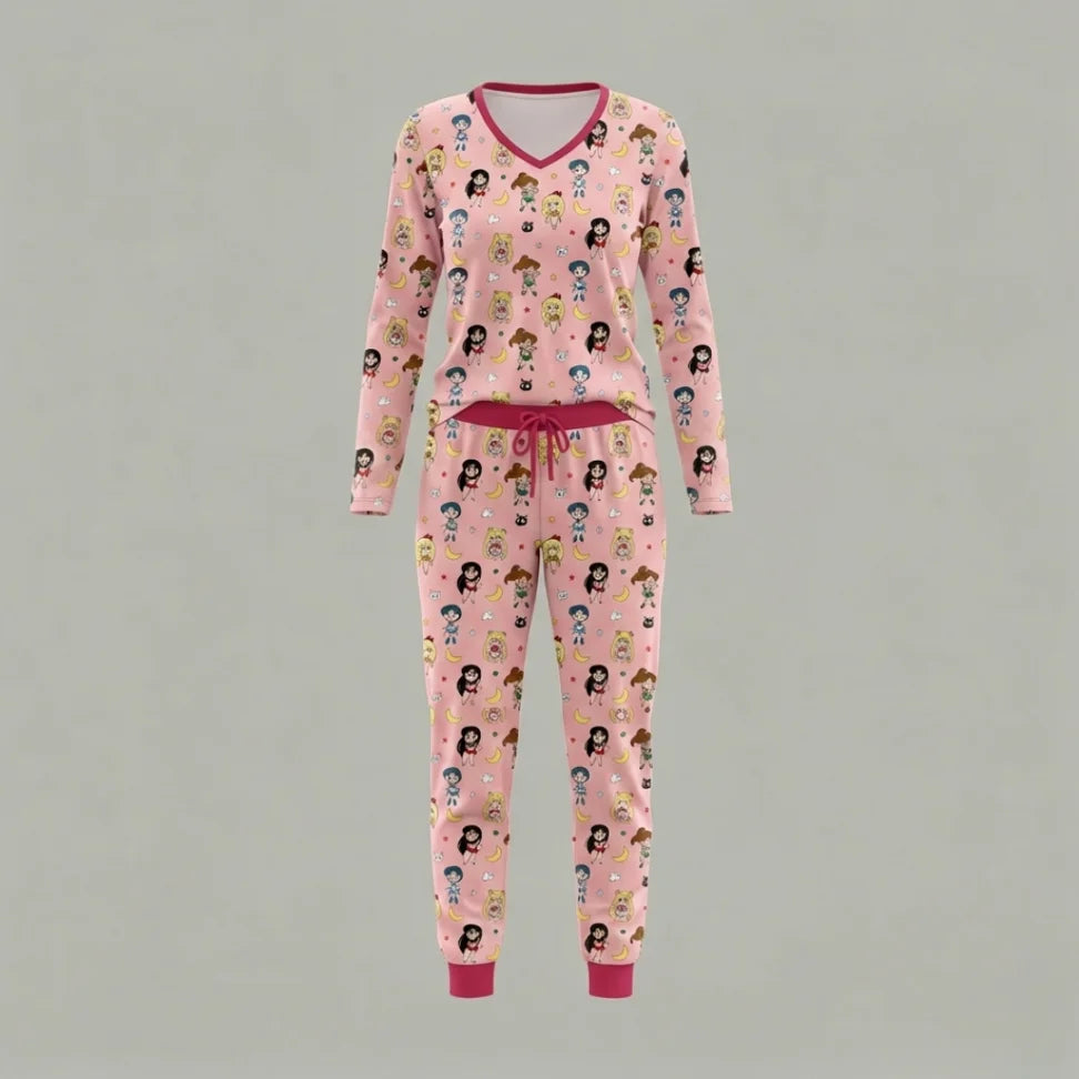 Magical Sailor Scouts Women's Long Pajama Set