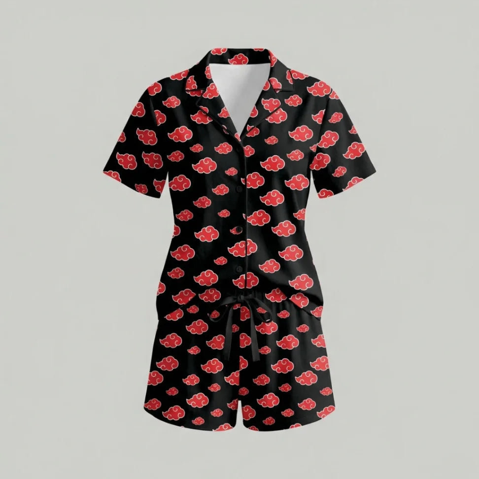 Classic Akatsuki Women's Short Pajama Set