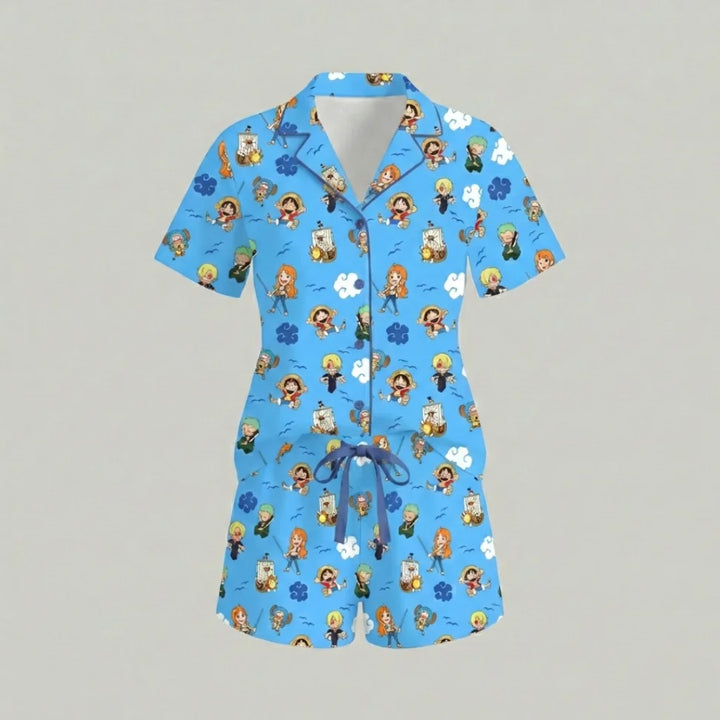 Pirate Nakamas Women's Short Pajama Set