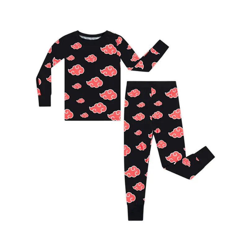 Classic Akatsuki Clouds 2-Piece Pajama Set